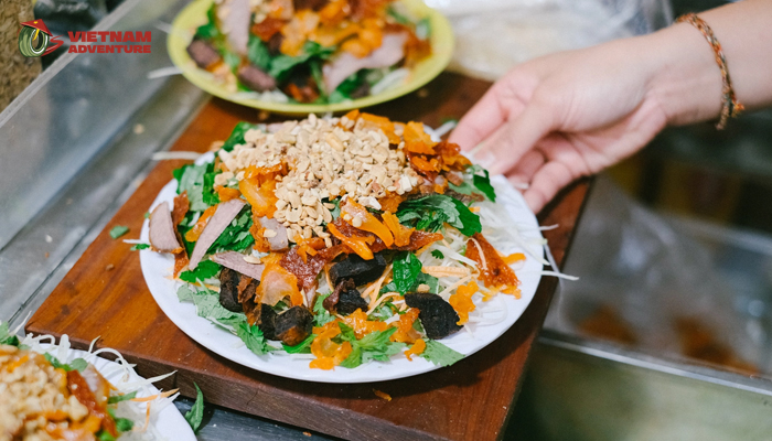 Delicious crispy salad plate