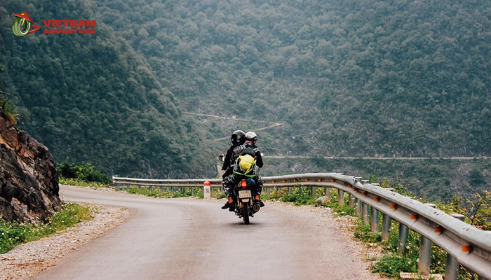 Motorbikes are considered the most suitable means of transportation on the Tham Ma slope journey