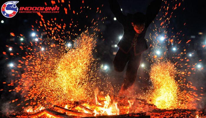 The Fire Dancing Festival of the Pa Then: A Mesmerizing Display of Tradition and Courage