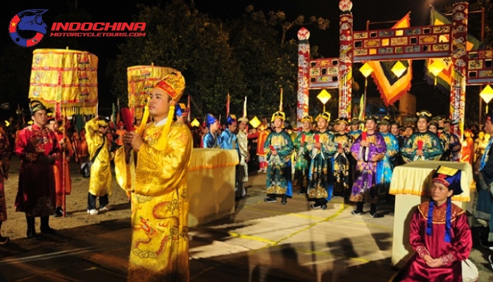 The a Tac Sacrifice Ceremony is one of the important rituals of the Nguyen Dynasty