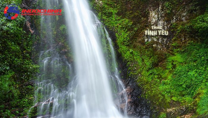 The Love Waterfall is a popular destination for couples and photographers