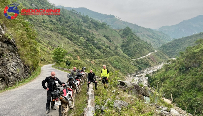 Explore the beauty of Moc Chau’s landscapes on a scenic motorbike route.