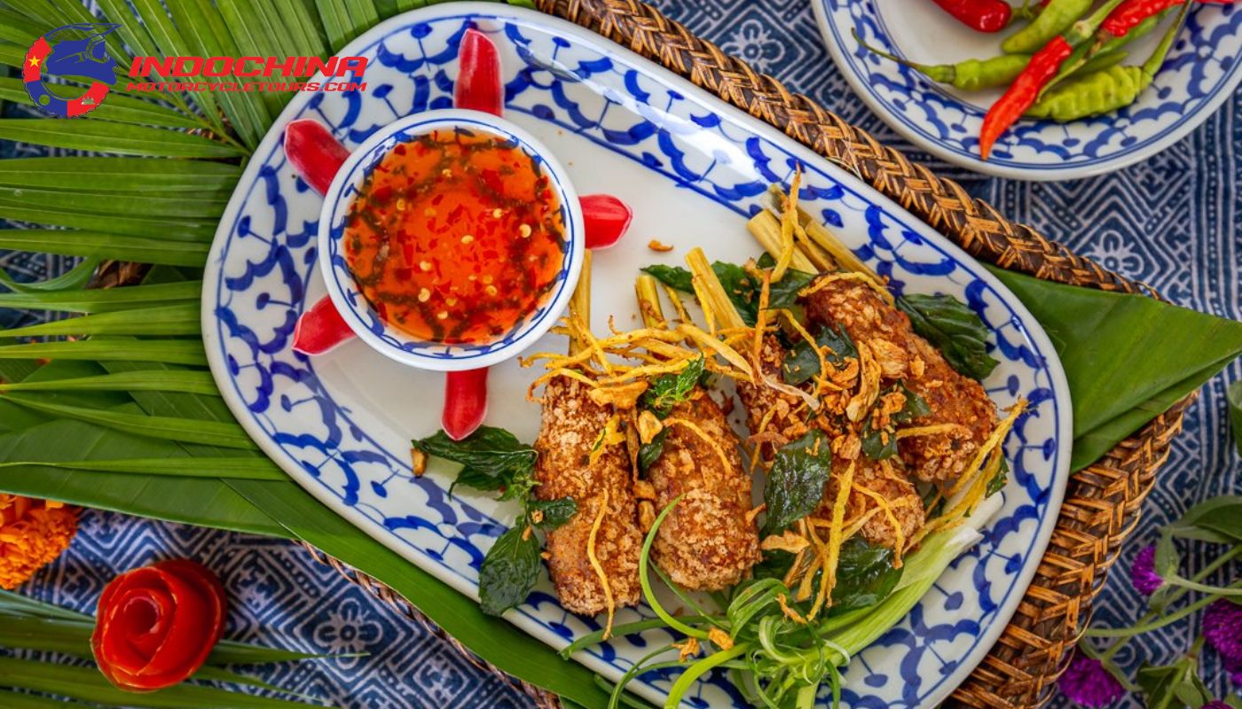 Grilled Moo Hua Si Khay, a flavorful Luang Prabang specialty