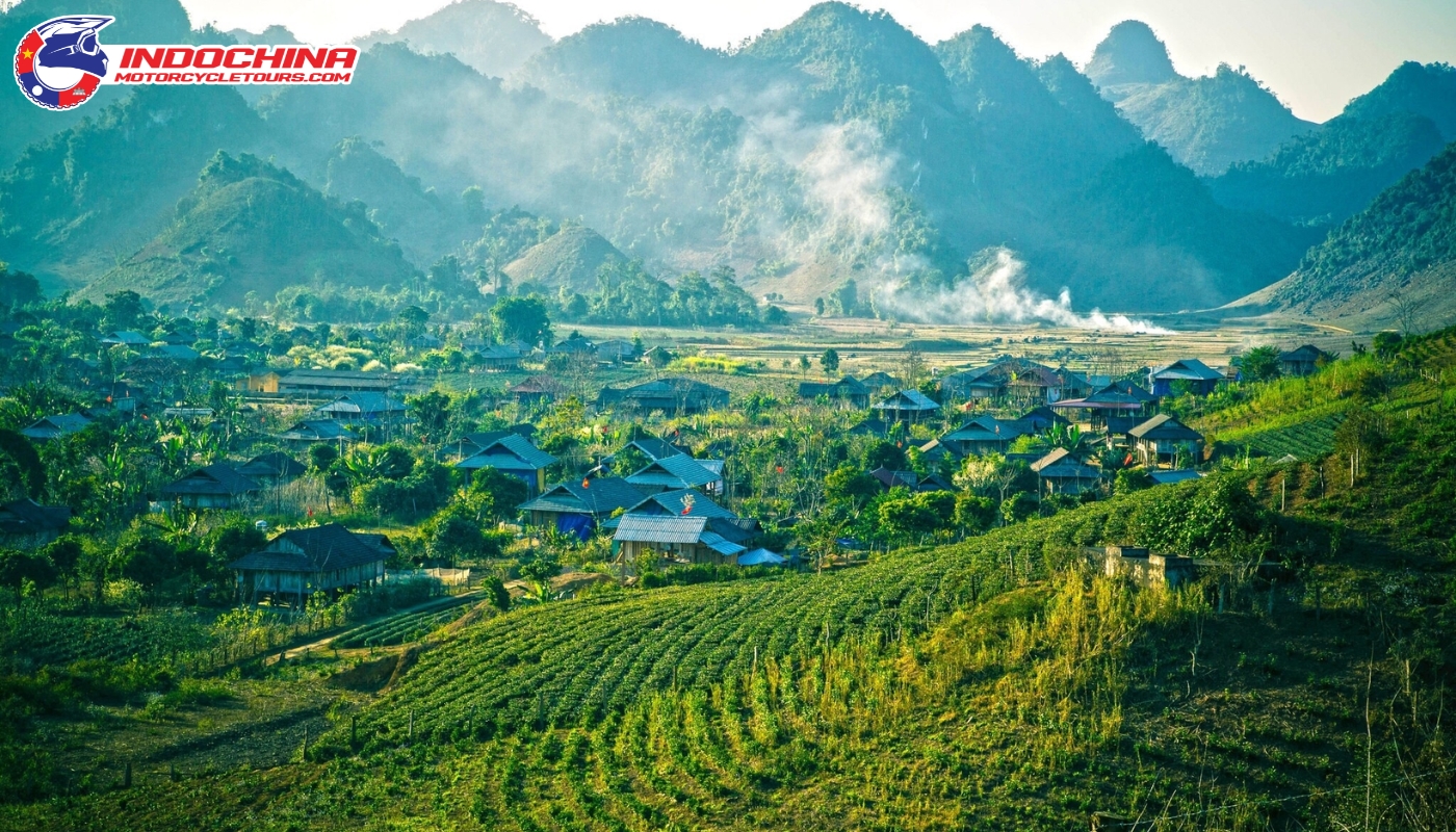 Embark on a breathtaking motorbike tour through Dong Van’s dramatic landscapes