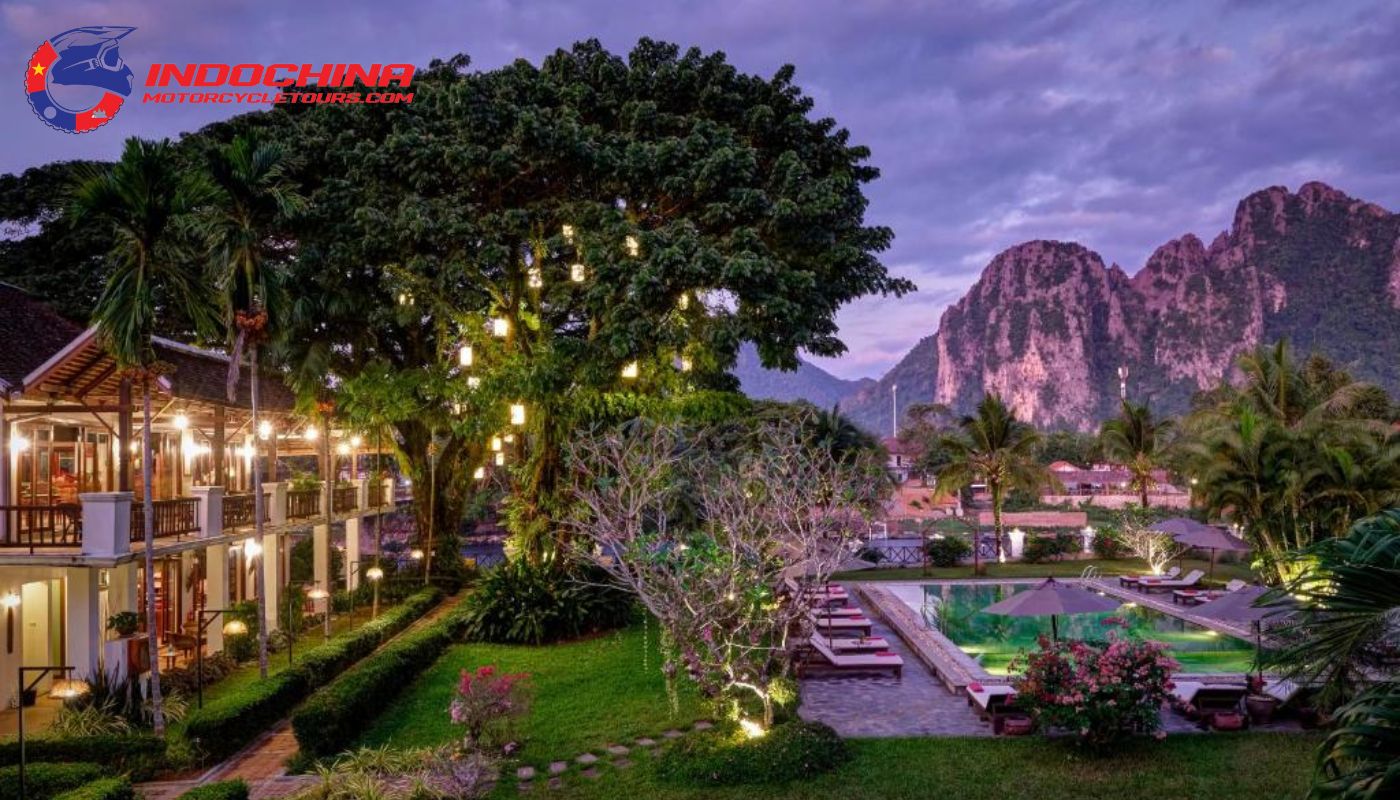 Luxurious Riverside Boutique Resort in Vang Vieng surrounded by nature