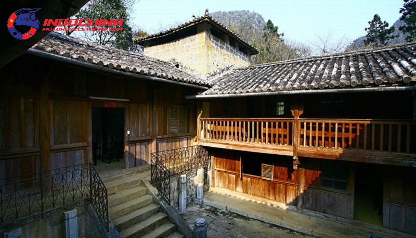 The grand architecture of the historical Vuong Family Mansion in Dong Van