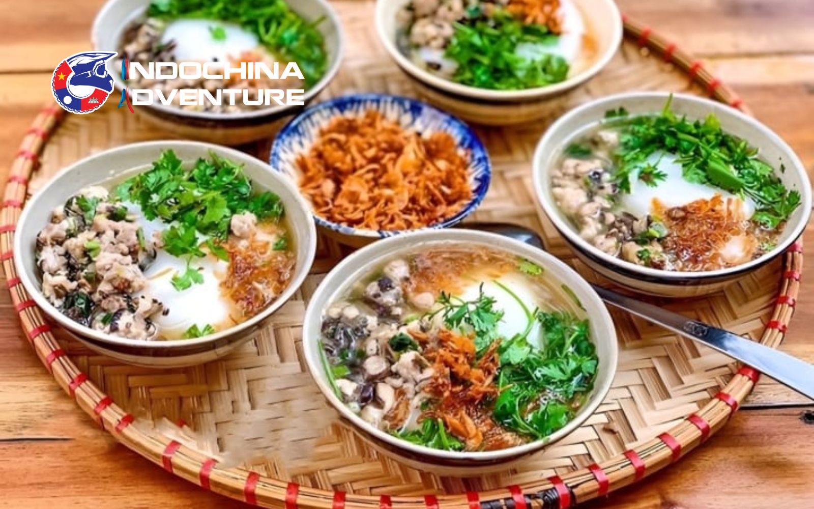 A delicious and attractive bowl of Banh Duc from one of the best restaurants in Hanoi.