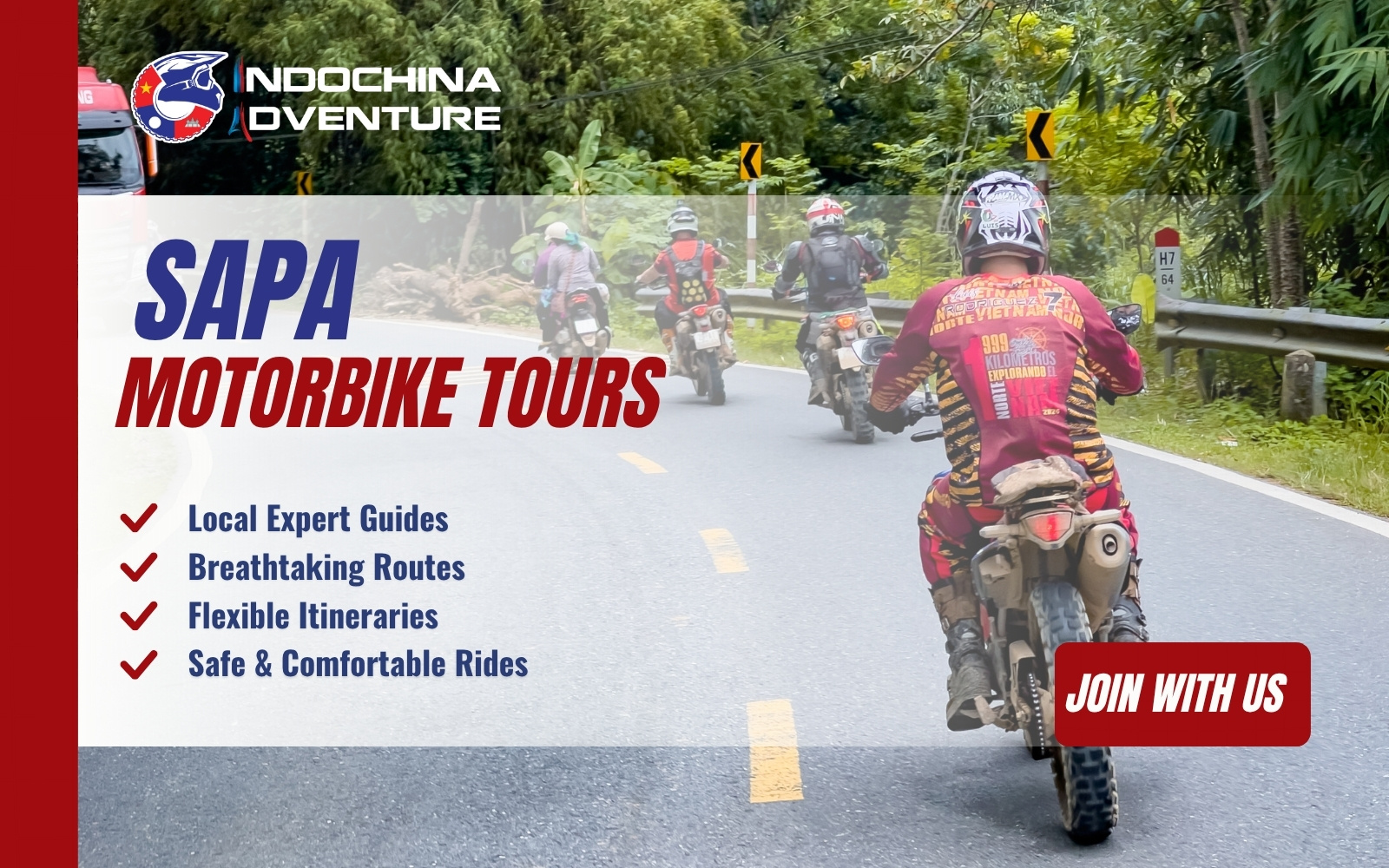 Sapa highland ride with Indochina Adventure