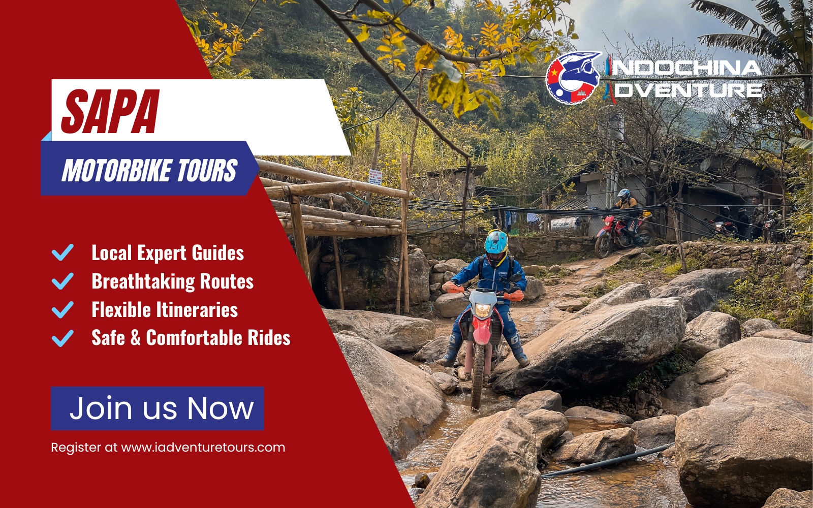 apa mountain ride with Indochina Adventure