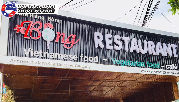 Bong Restaurant is the top one that motorbike visitor should not miss