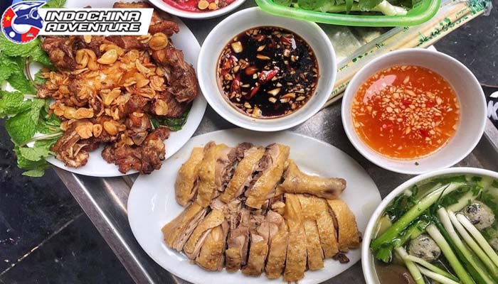 Delicious grilled goose and vermicelli noodles