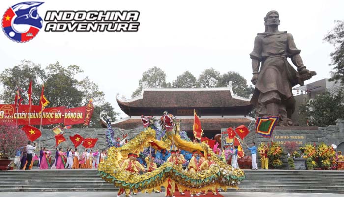 The Dong Da festival often hold on the 5th day of January