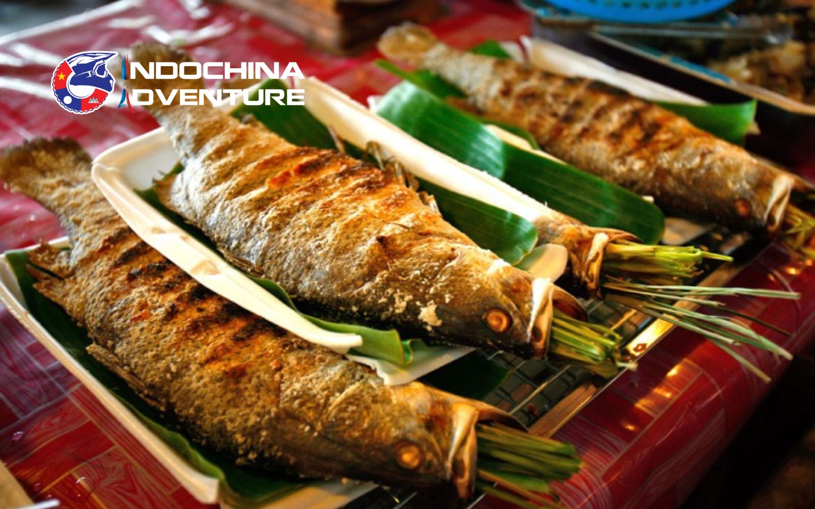 Grilled fish, fresh from the stream