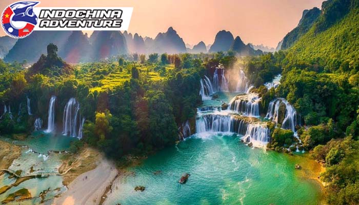 Experience the vibrant beauty of Ban Gioc during its stunning flower season.