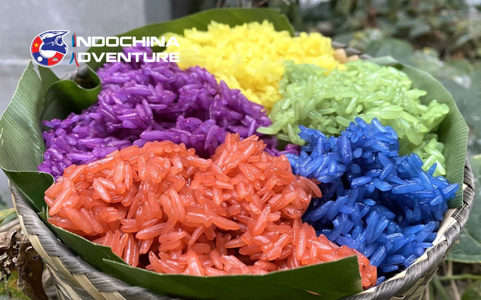 Xoi Ngu Sac - Five Color sticky rice