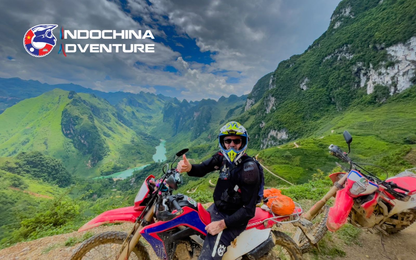 View from Ma Pi Leng's highest point, showcasing the stunning beauty of Northeast Vietnam's nature