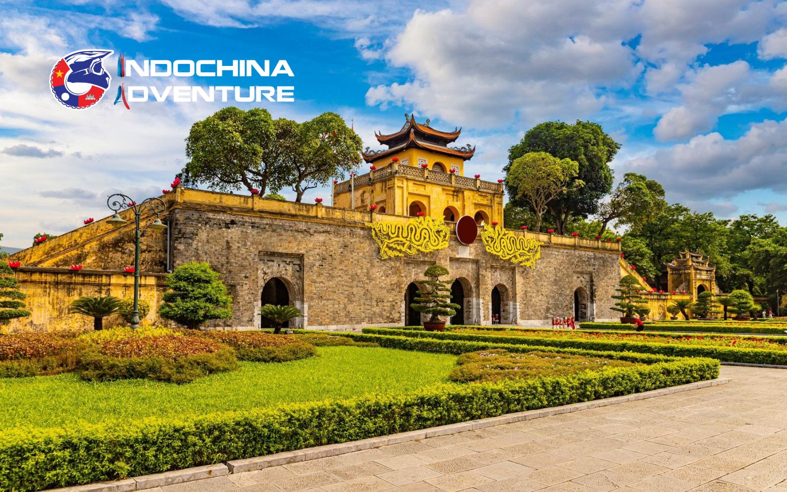 One of Hanoi attractions is The Imperial Citadel of Thang Long