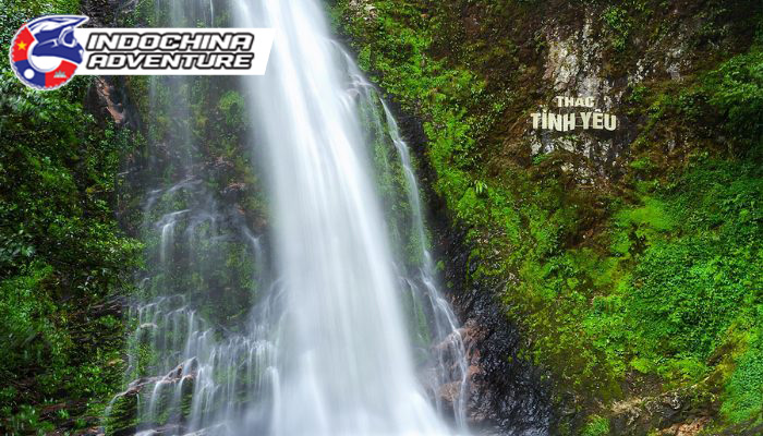 The Love Waterfall is a popular destination for couples and photographers