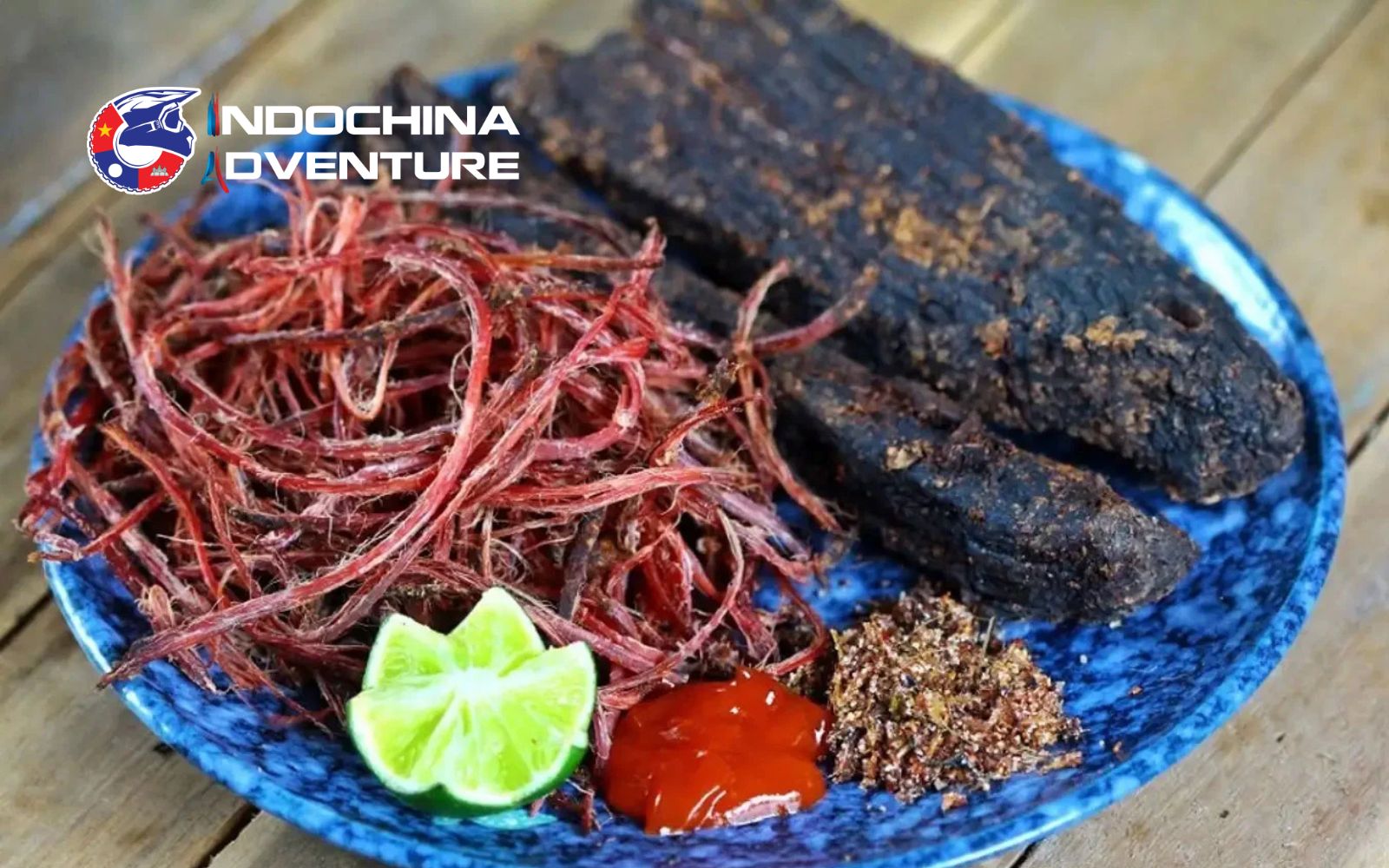 Smoky, savory buffalo jerky