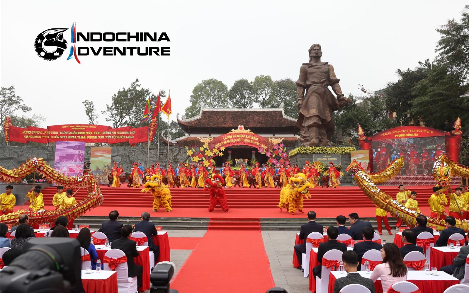 The Dong Da festival often hold on the 5th day of January