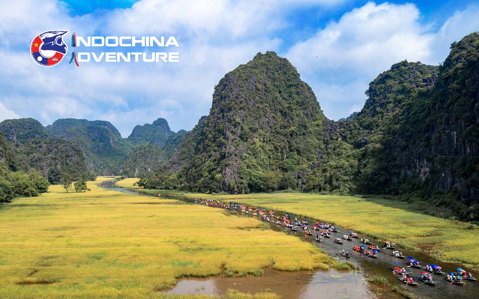 Summer in Ninh Binh features high temperatures and vibrant landscapes