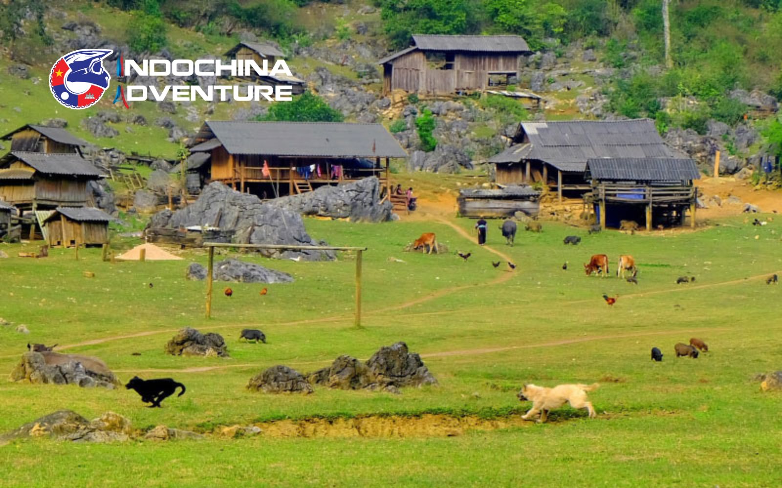 The rugged yet enchanting path leading to the Five Caves of On Village