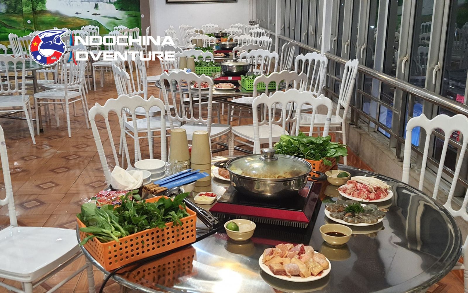 Experience the blend of traditional and modern cuisine at Nga Ba Song Restaurant