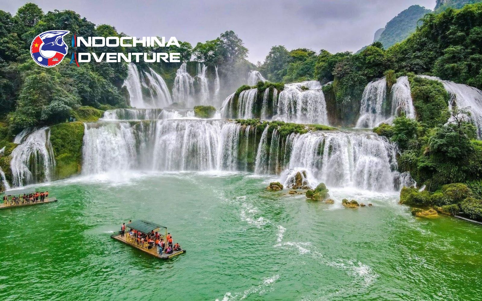 Witness the awe-inspiring power and beauty of Ban Gioc Waterfall