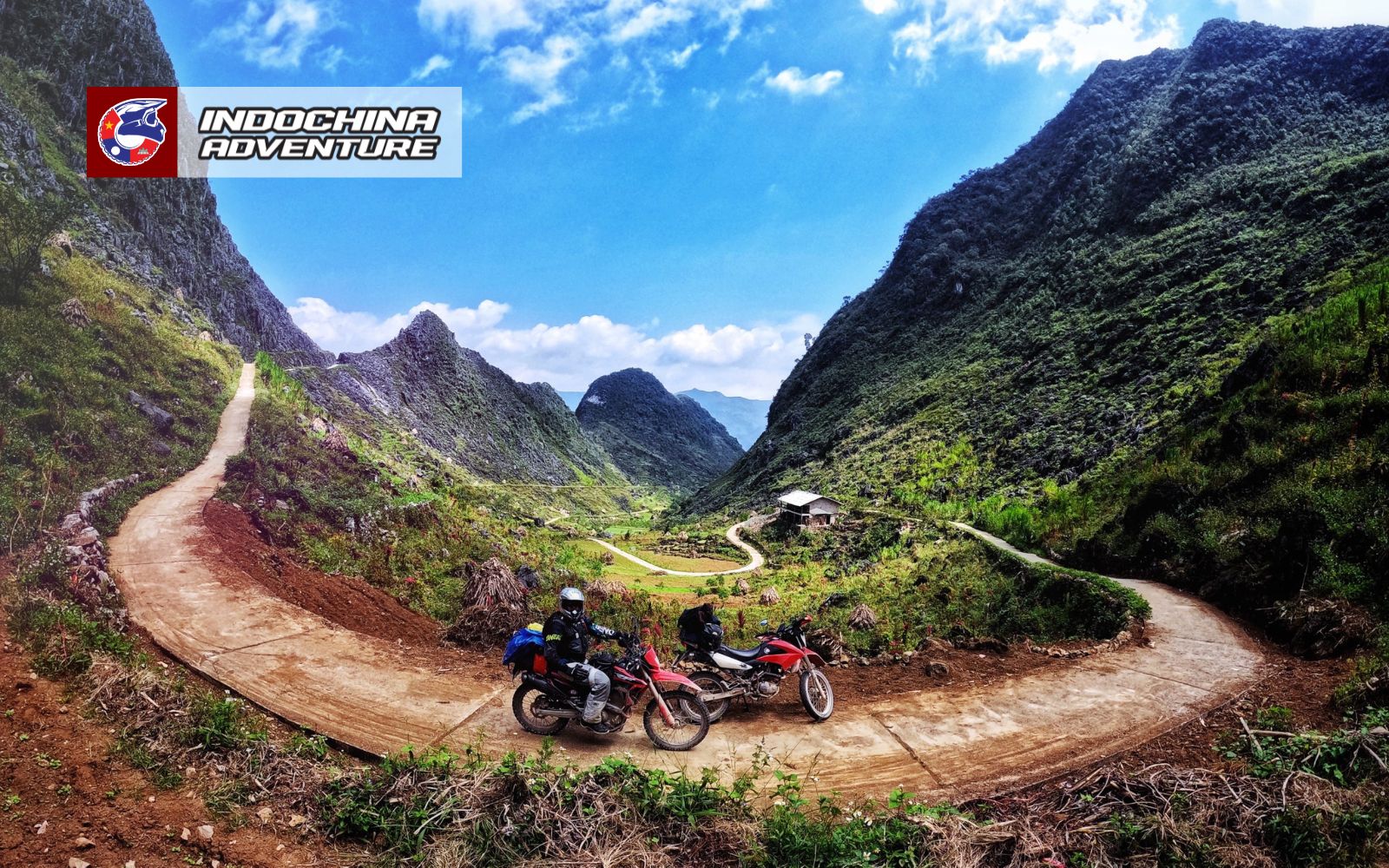 Scenic view introducing motorcycle tours in Vietnam for beginners