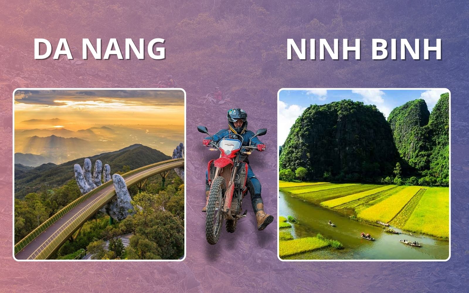 Travel across central highlands and coasts toward northern karst landscapes