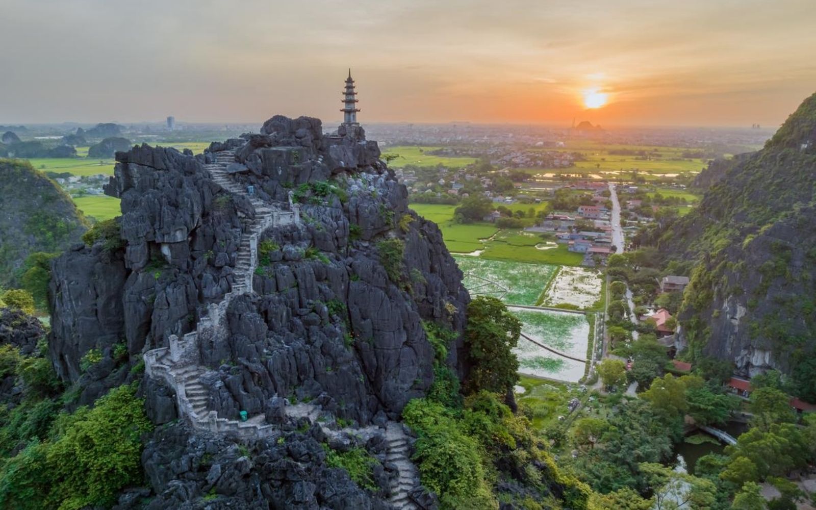 Climb 500 steps to panoramic views of Ninh Binh’s lush valleys