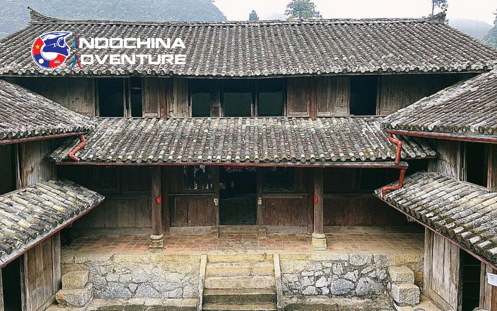 Historic architecture seen on motorbike tours in vietnam from Ha Giang