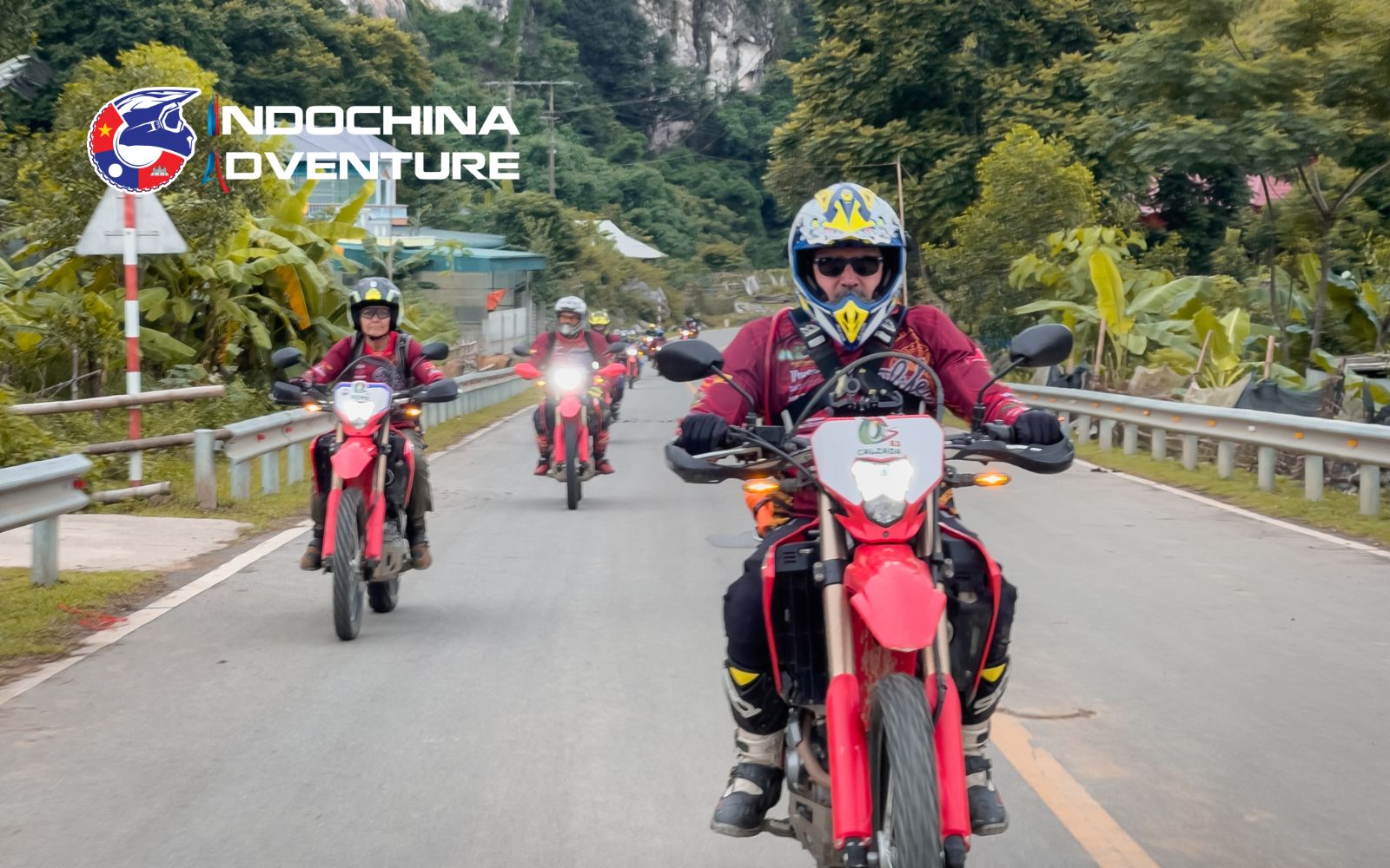 Route for Mai Chau Valley Motorbike tour