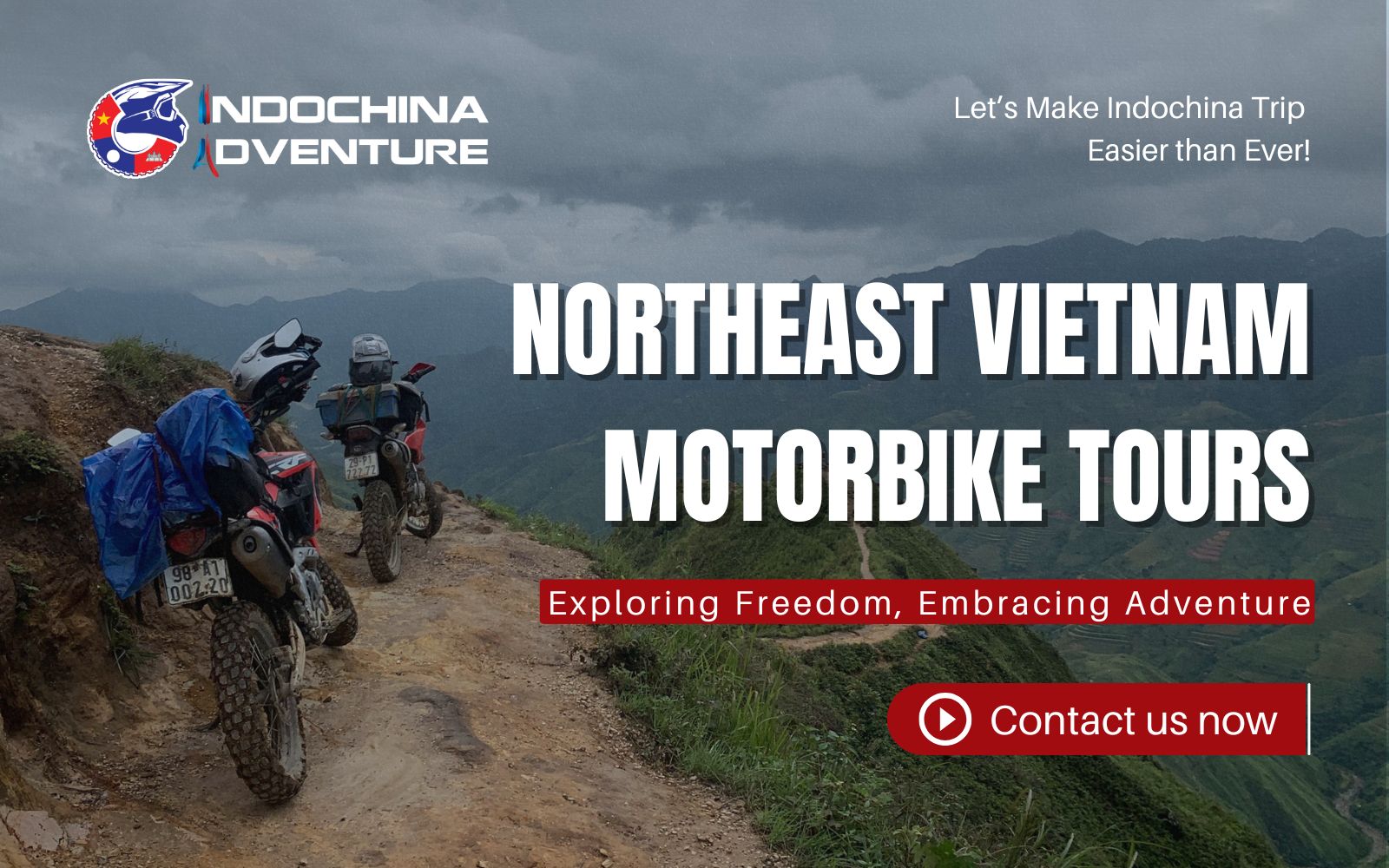 Banner Northeast Vietnam Motorbike Tours