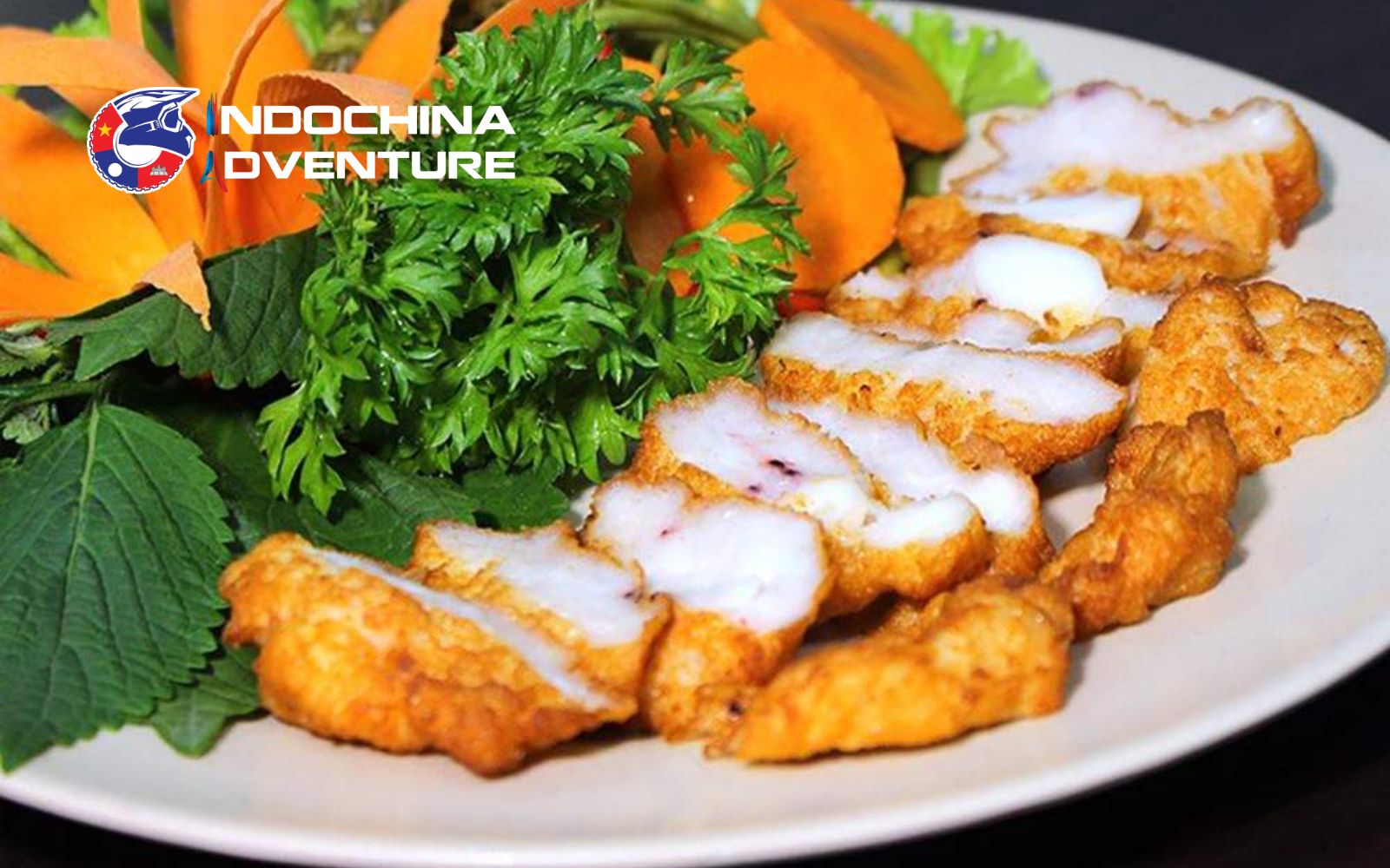 Cha muc is the most signature dishes during Halong motorbike tours