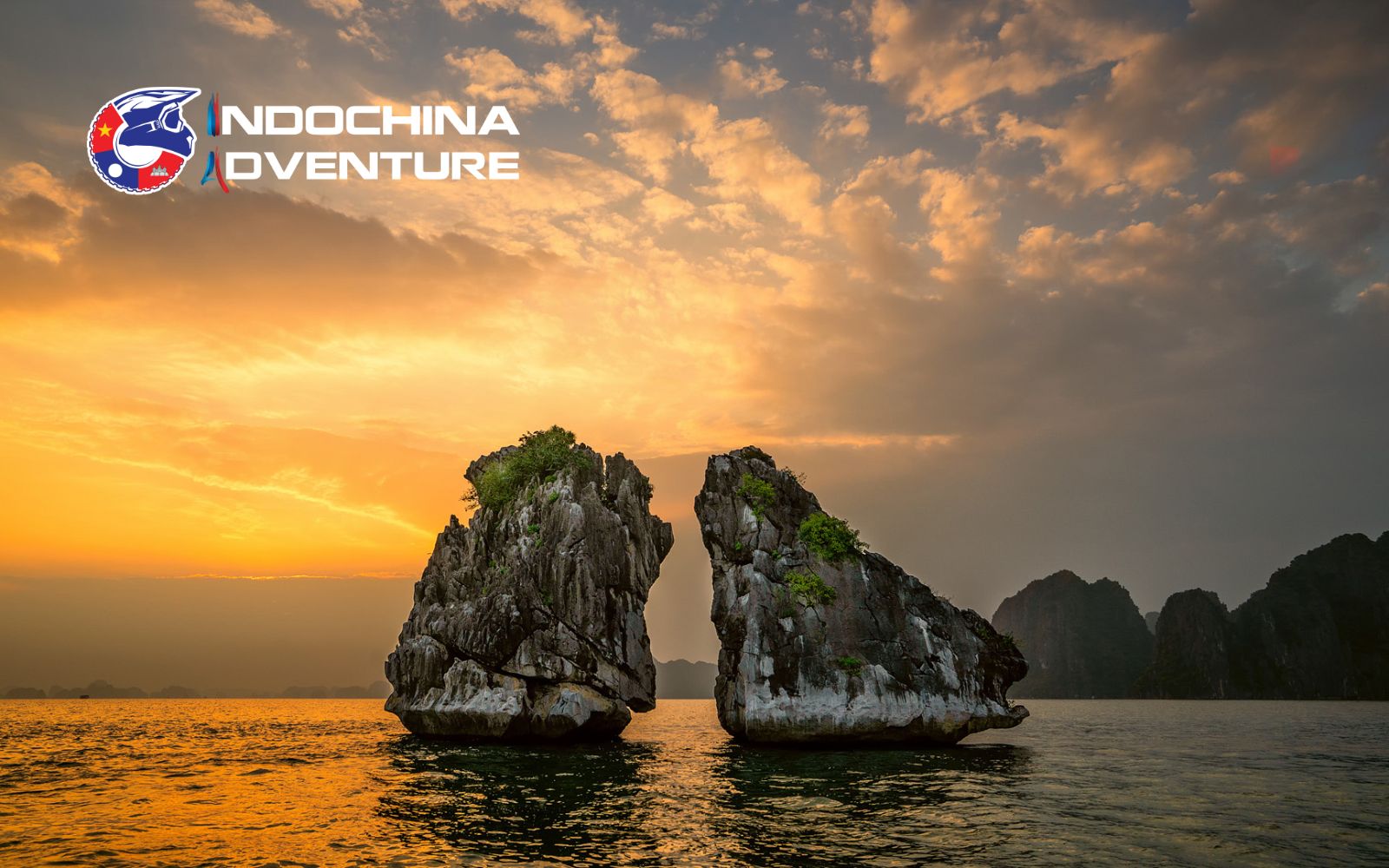 Golden afternoon ride on Ha Long motorcycle tours during October to December