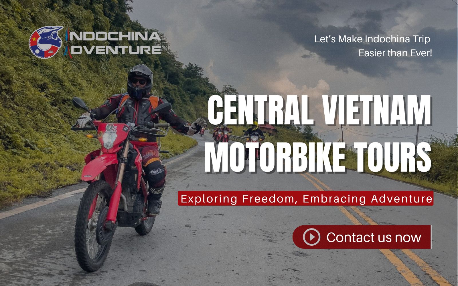 Central Vietnam Motorcycle tours with Indochina Adventure