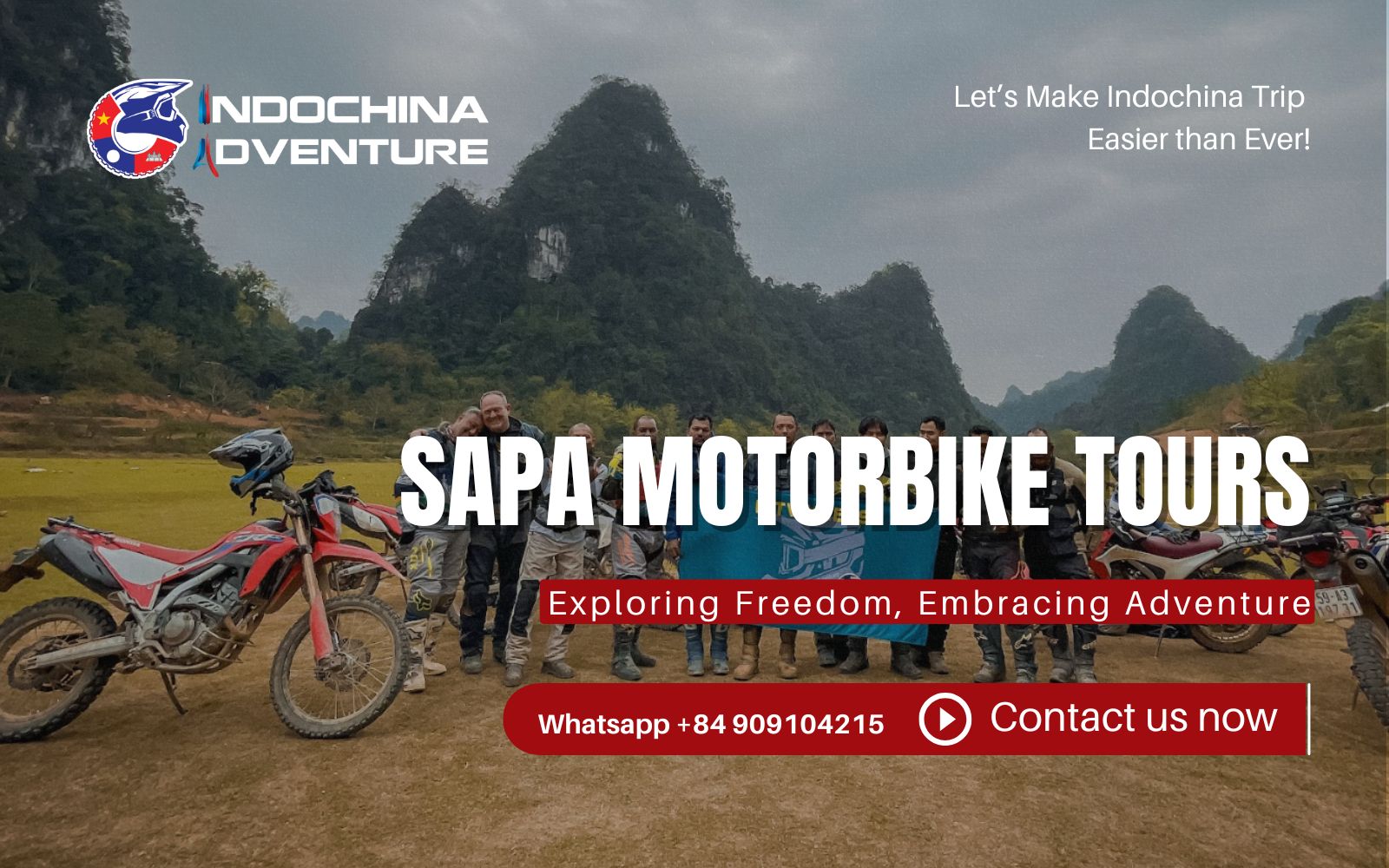Sapa motorbike tour with Indochina Adventure