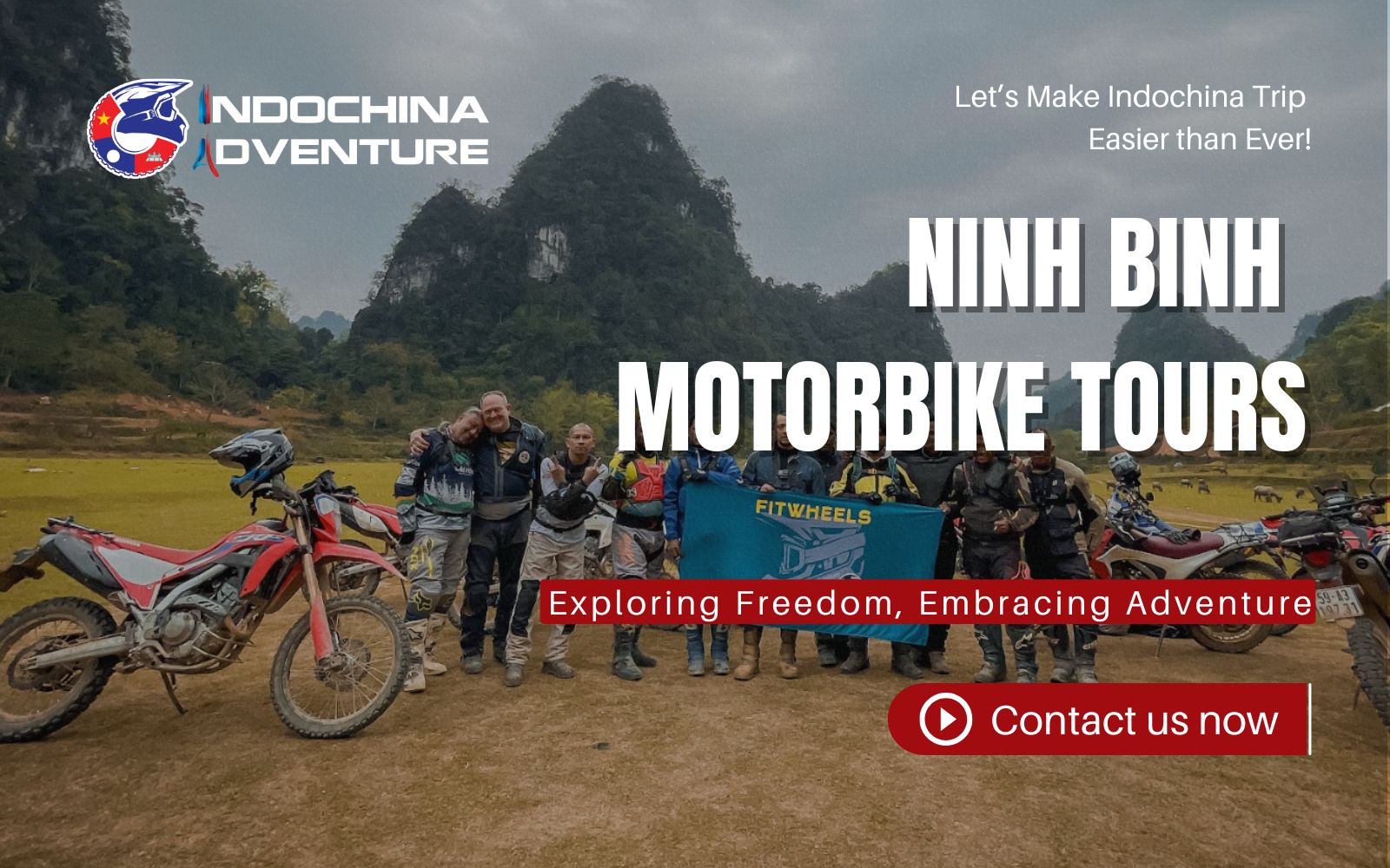 Ninh Binh Motorbike Tour with Indochina Adventure