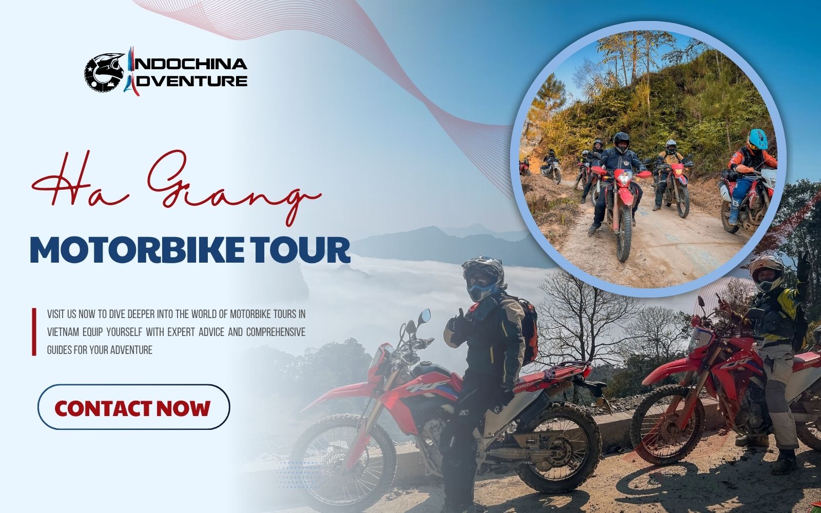 Explore Ha Giang Vietnam tourist spots on guided motorbike tours Thrilling motorbike journey through mountains, villages, and stunning landscapes