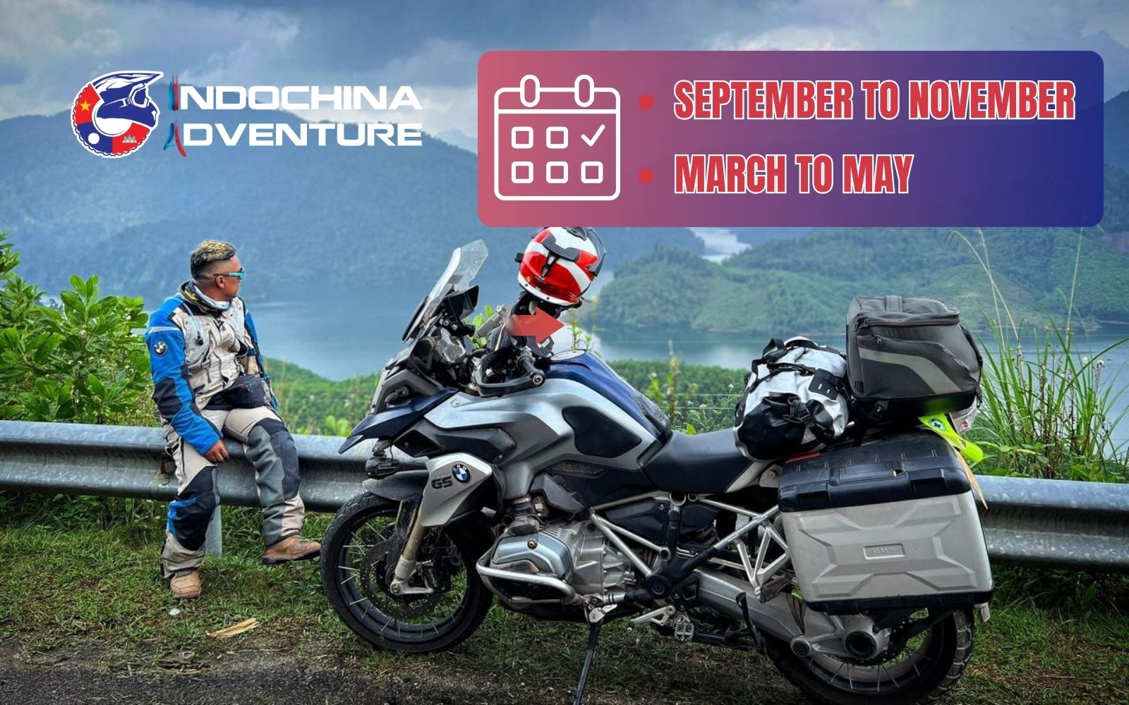 Finding safe time to ride Ma Pi Leng Pass motorbike Finding safe time to ride motorbike
