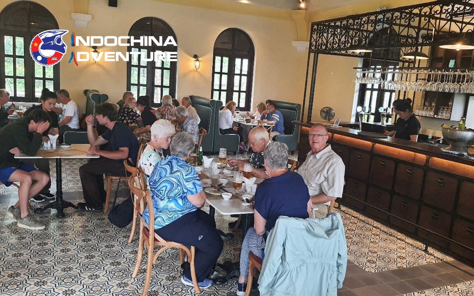 A stylish stop serving fusion dishes and refreshing tropical drinks. A stylish stop serving fusion dishes and refreshing tropical drinks