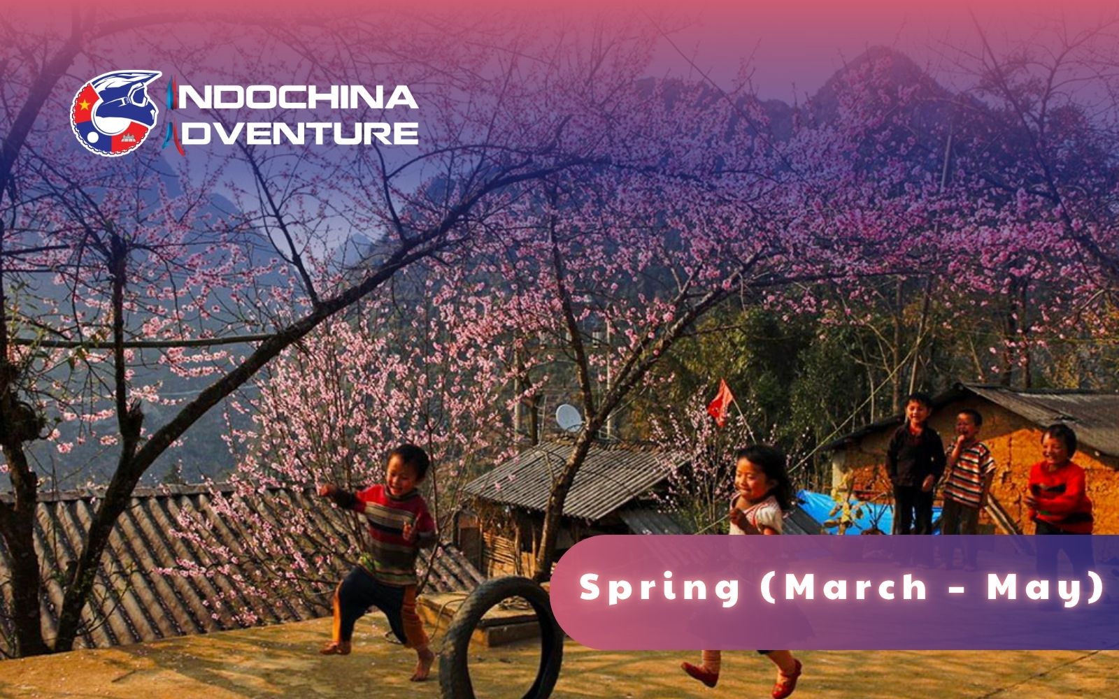 Spring is considered the time to visit Ma Pi Leng Pass Spring is considered the time to visit Ma Pi Leng Pass