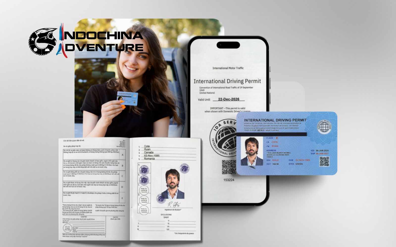 Confirming eligibility and checking required motorbike categories