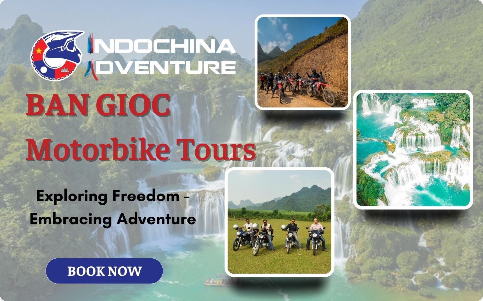 Ban Gioc Waterfall motorbike tours by Indochina Adventure for food lovers