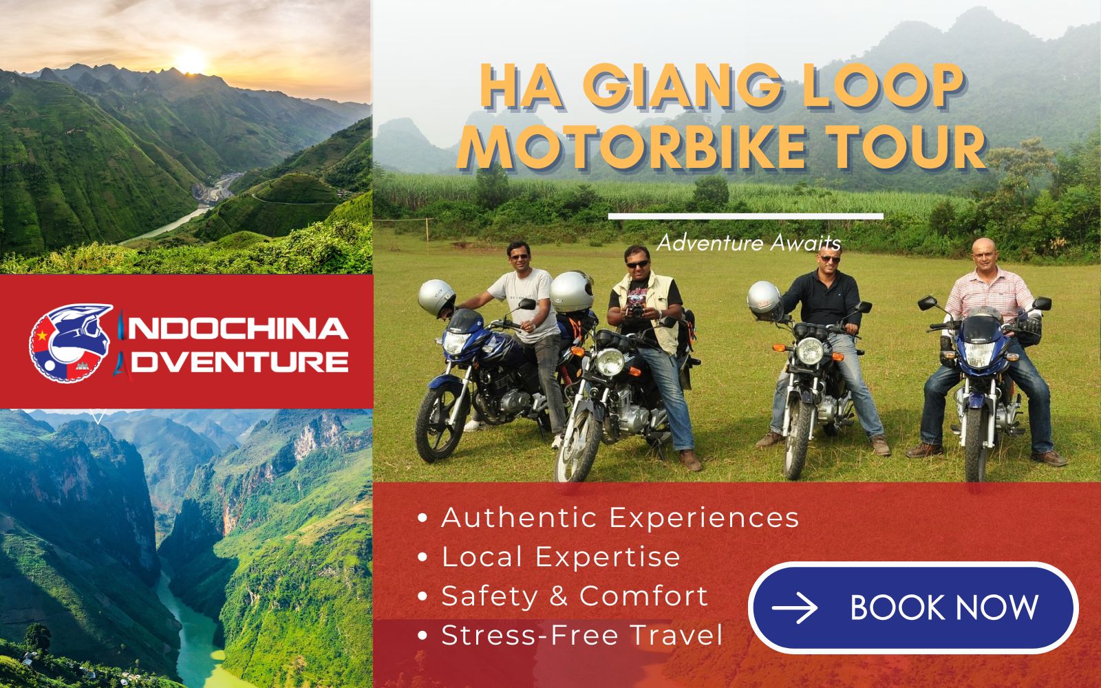Indochina Adventure - Legal and safe tour option and answering do i need a license for Ha Giang loop.