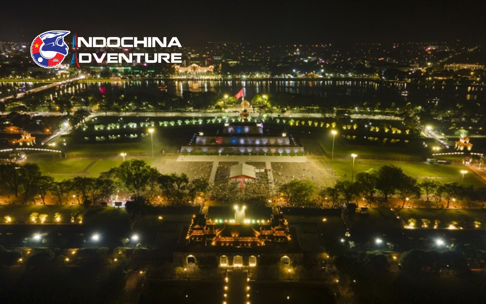 Cultural night street near Hue Imperial City with performances and crafts