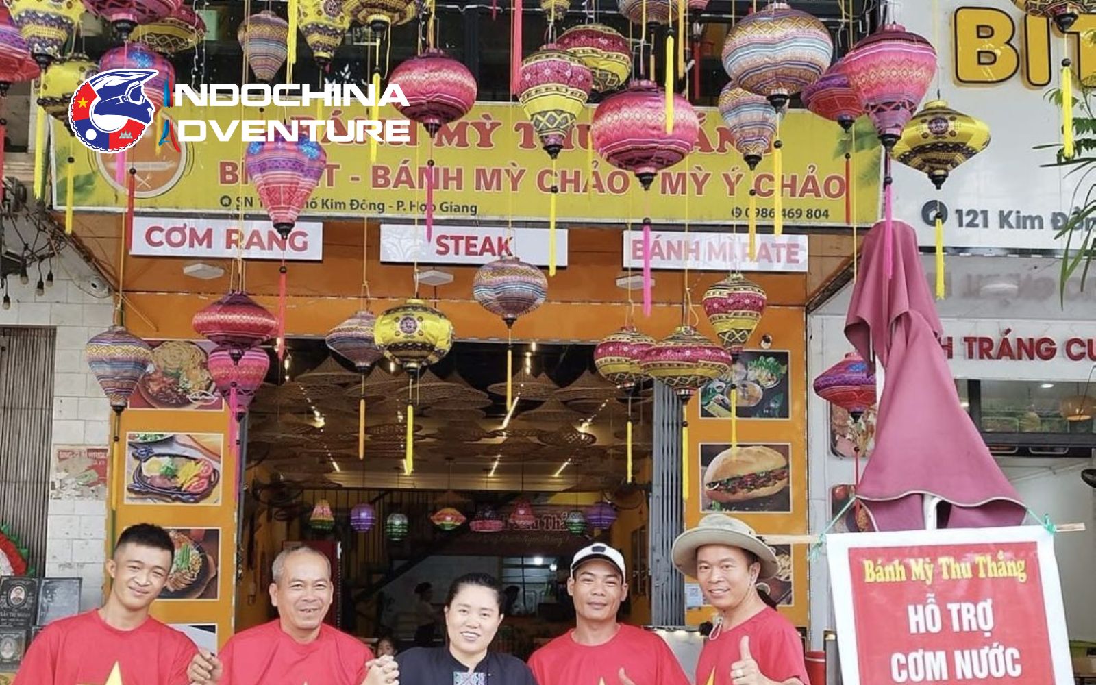 Fresh Vietnamese banh mi sandwich served at Banh Mi Thu Thang Cao Bang