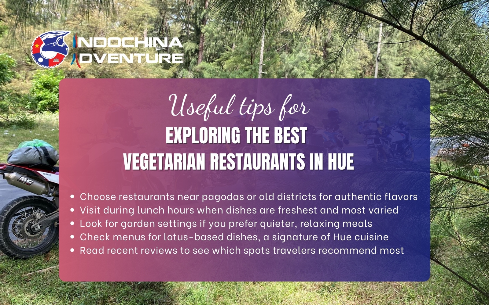 Tips for choosing vegetarian food in Hue