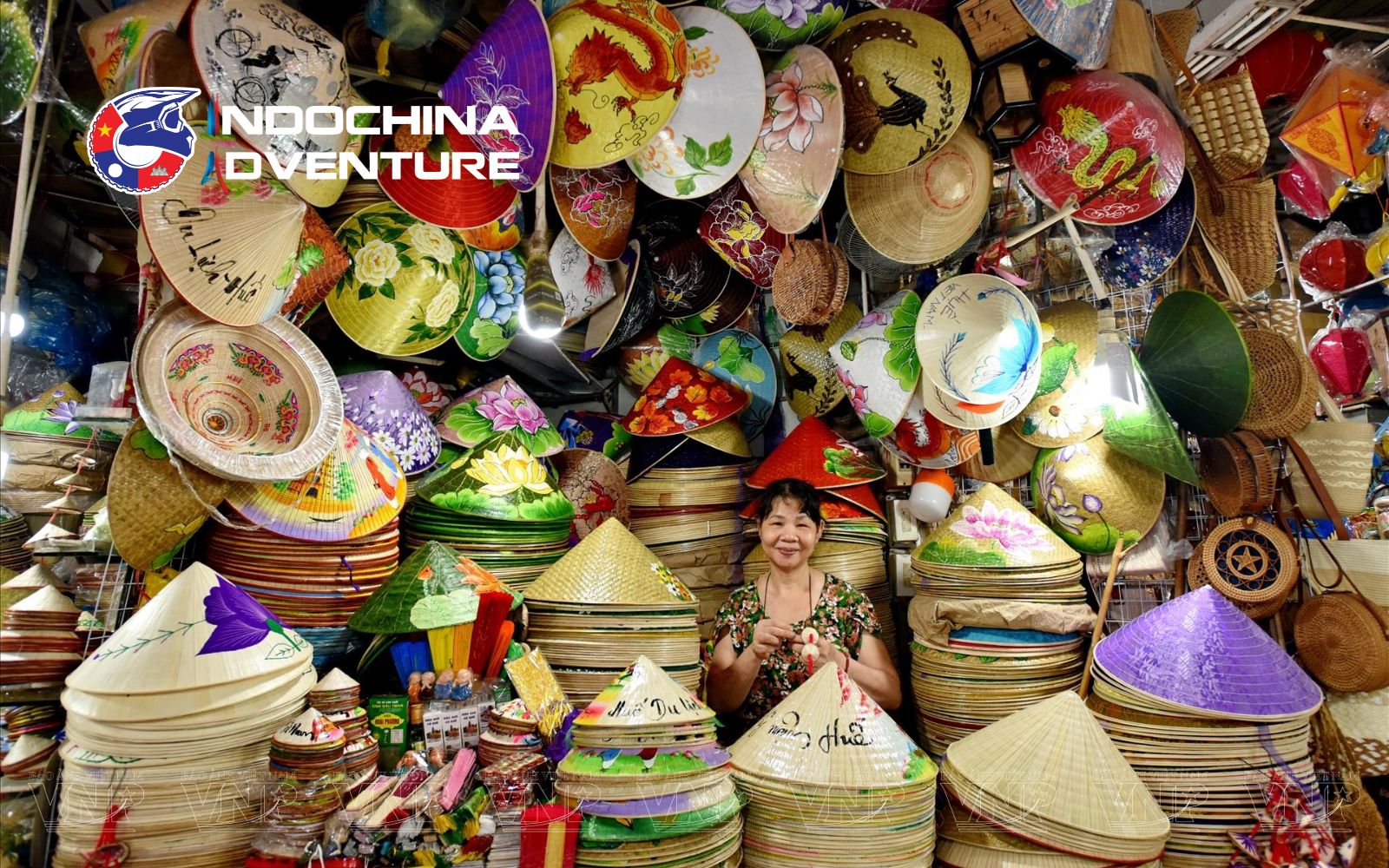 Souvenirs in Hue night walking market
